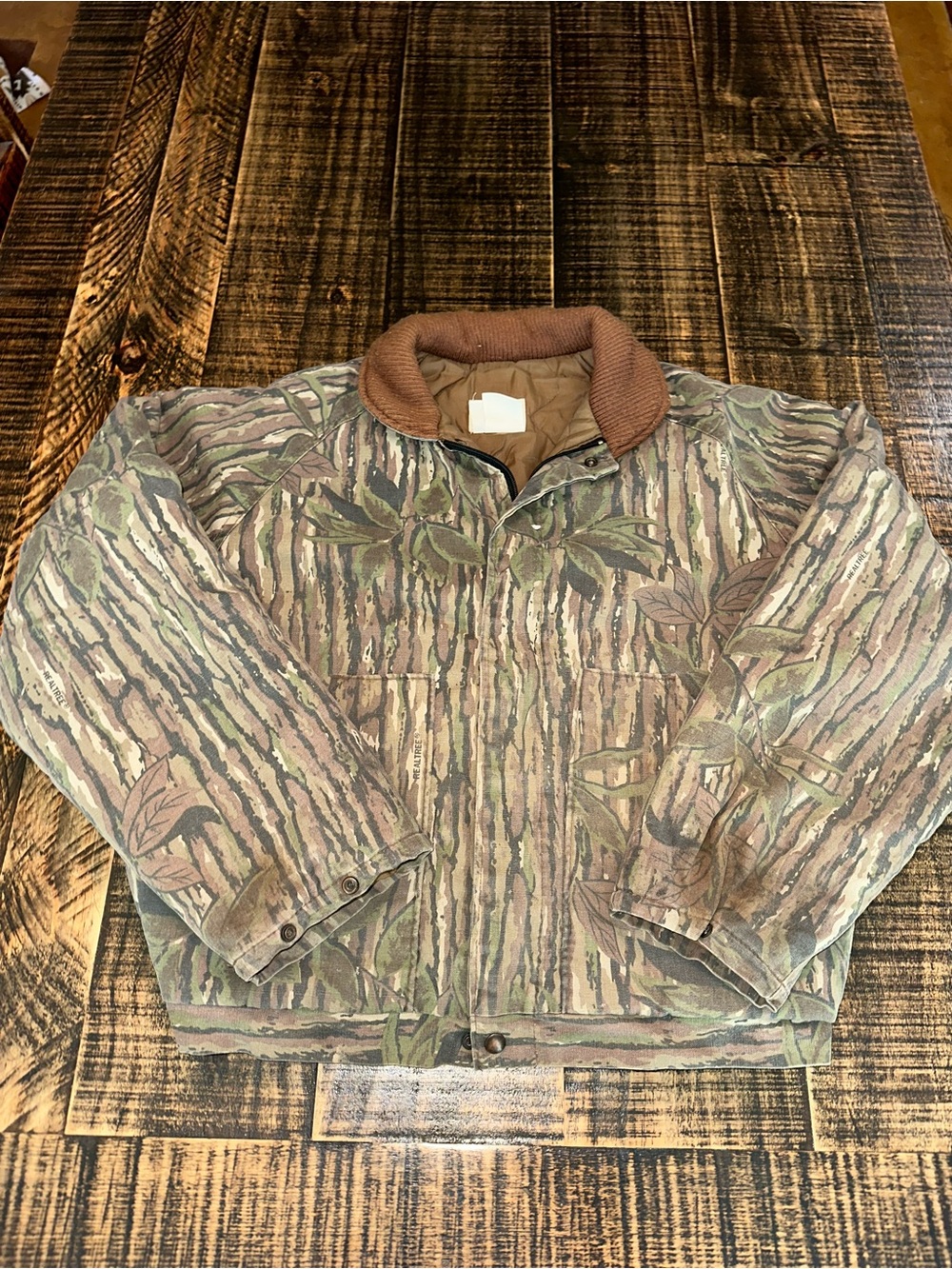 Vintage Late 80s size Medium Camo Coat